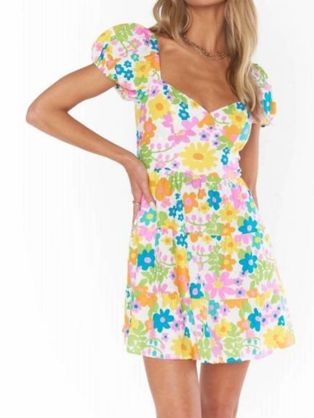 Show Me Your MuMu Petal Pop Cathy Mini Dress Size XS